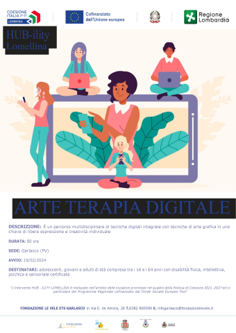 Arte Terapia Digitale - Progetto HUB-ility Lomellina